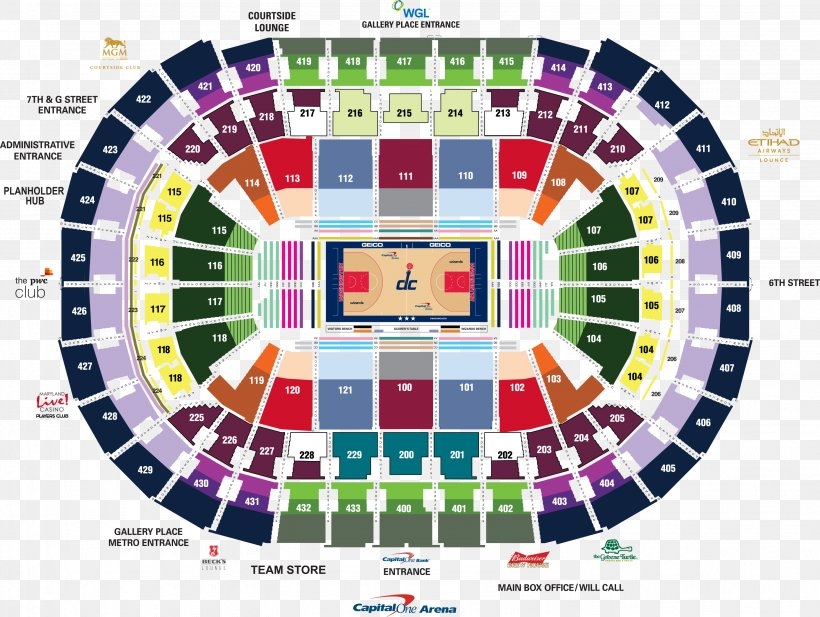 capital one arena seating chart