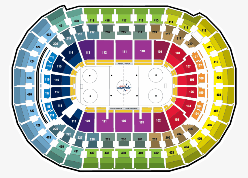 Capital One Arena Seating Chart With Rows