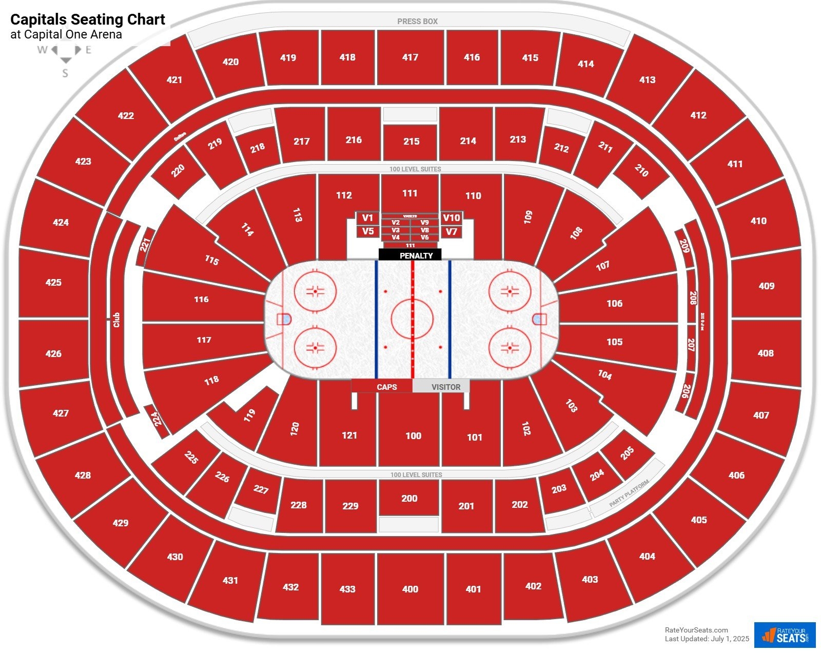 Capital One Arena Seating Charts RateYourSeats