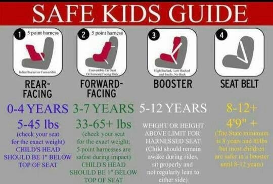 Car Seat Sizes Chart Velcromag