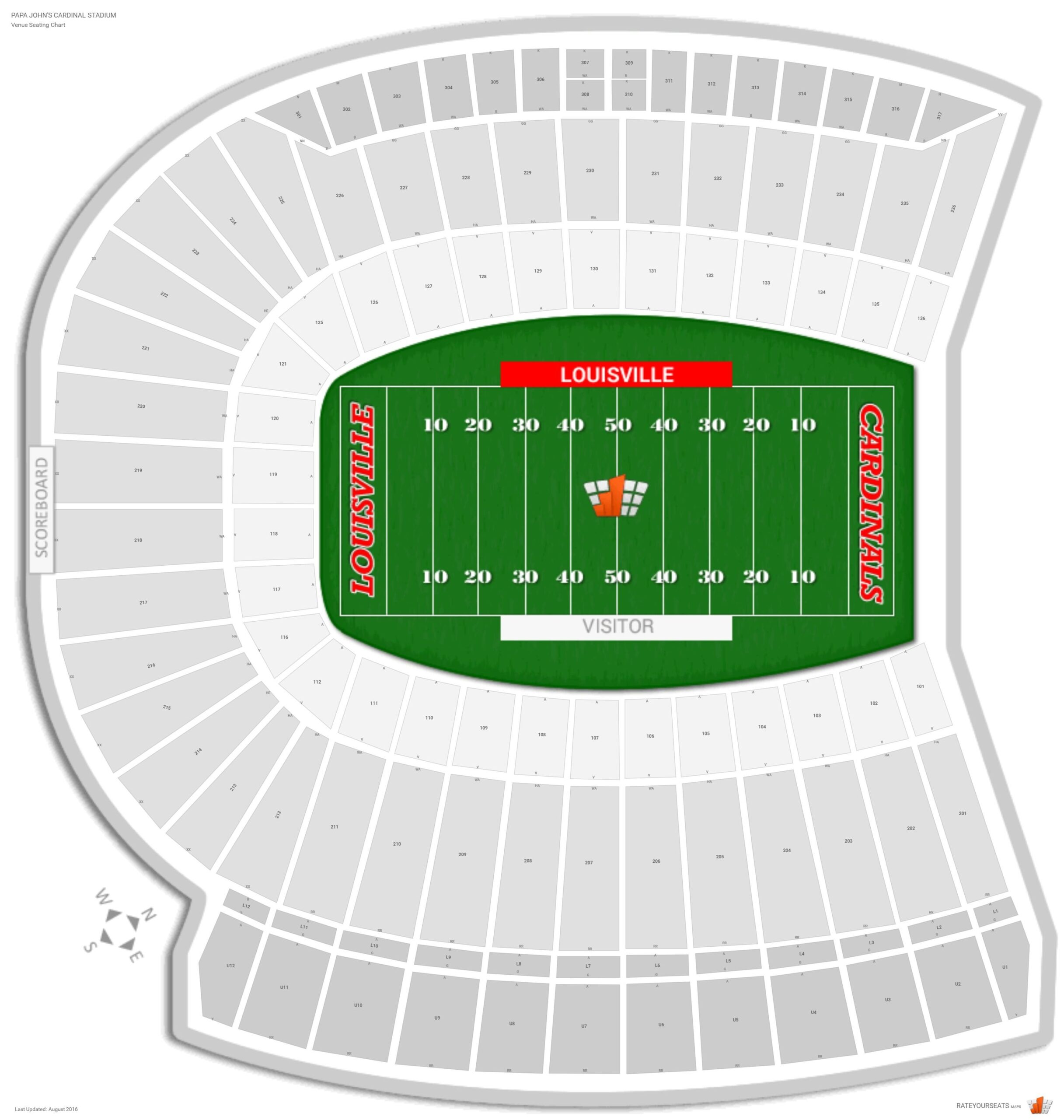 Cardinal Stadium Louisville Seating Guide RateYourSeats