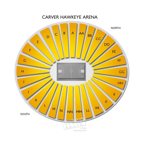 Carver Hawkeye Arena Seating Chart Vivid Seats