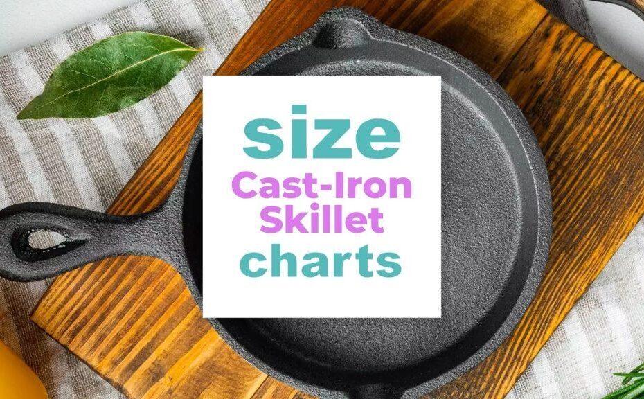Cast Iron Skillet Size Size Charts When Size Matters