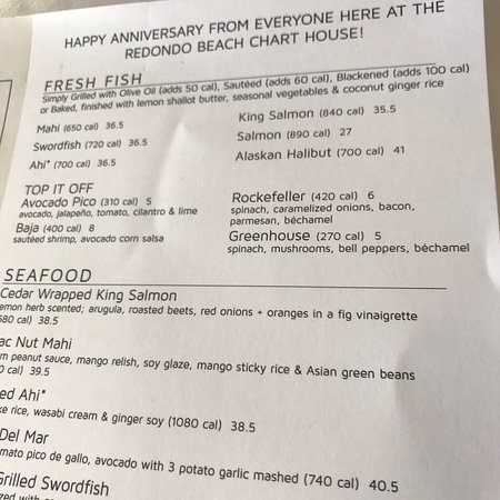 Chart House Redondo Beach Menu Prices Restaurant Reviews 