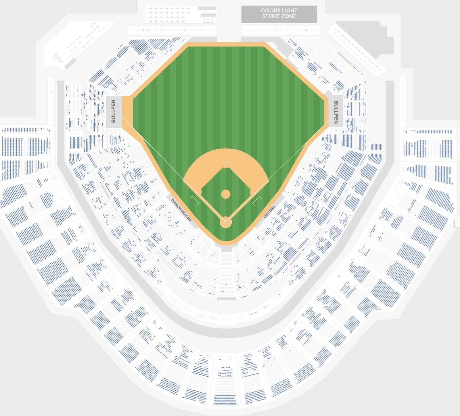 diamondbacks stadium seating chart diamondbacks stadium seating chart