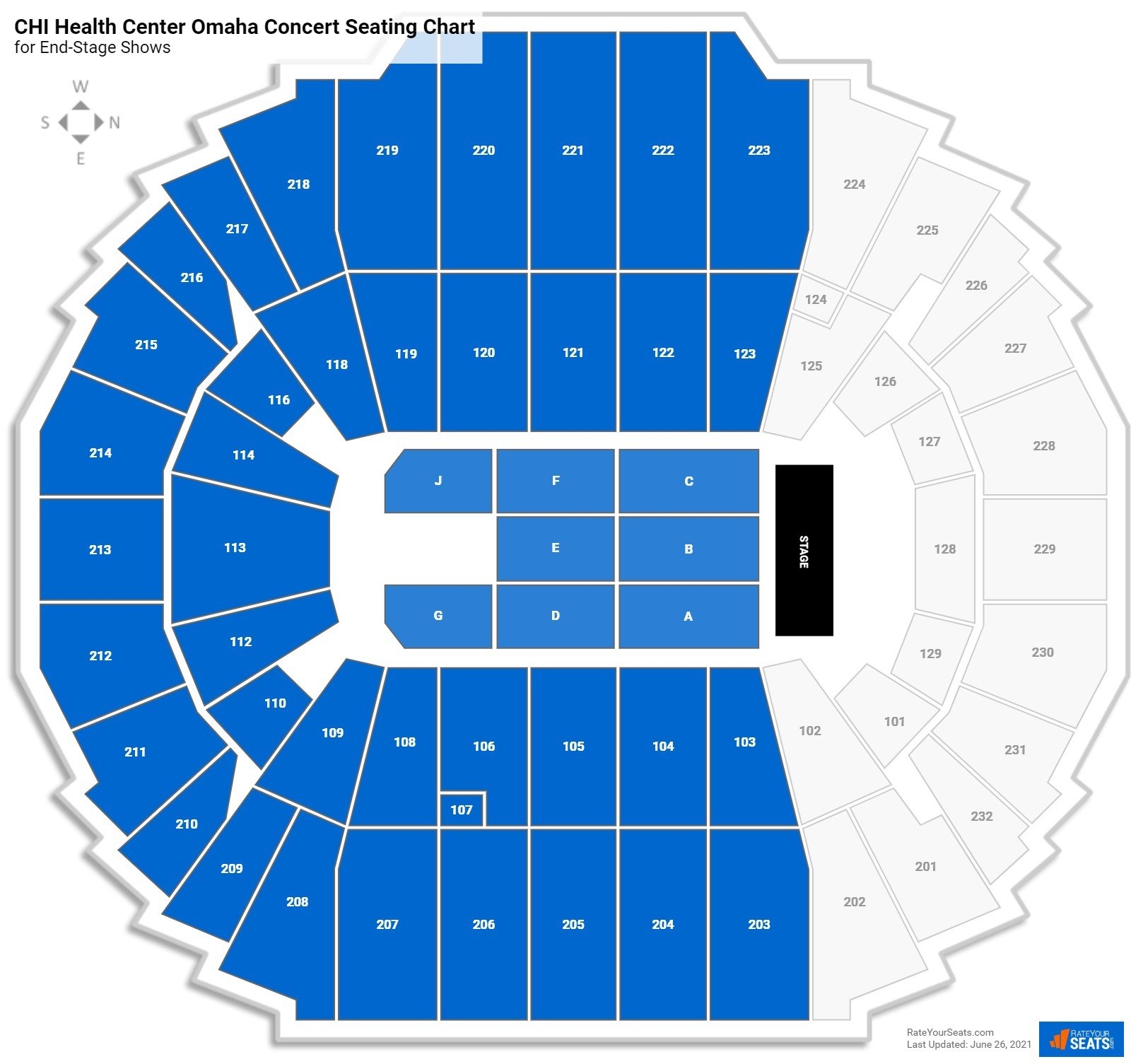 CHI Health Center Omaha Seating Charts RateYourSeats
