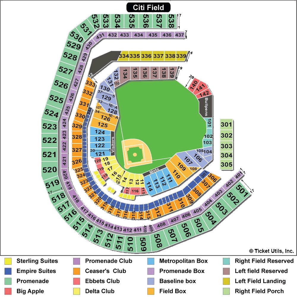 citi field stadium seating chart citi field stadium seating chart