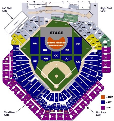 Citizens Bank Park Seating Chart Phillies