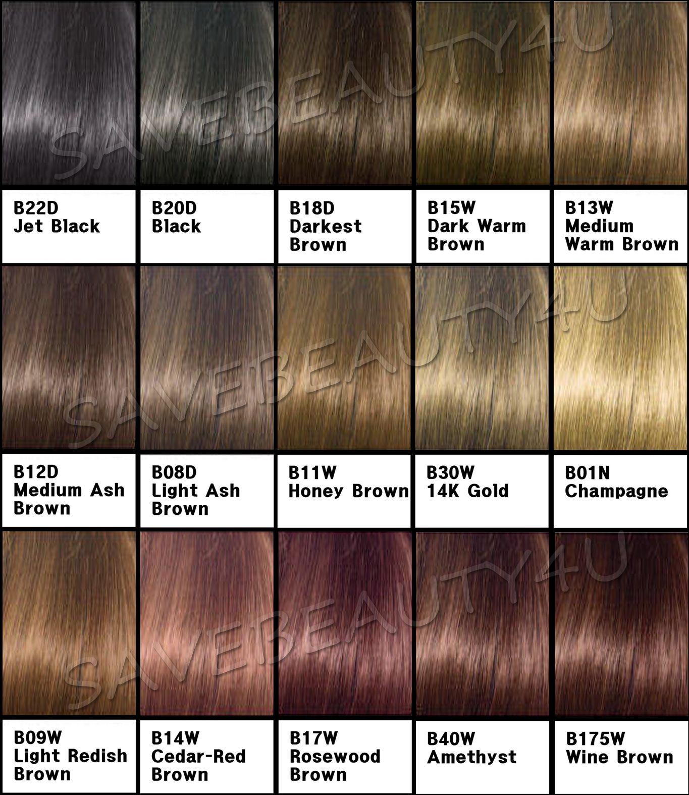 Clairol Beautiful Collection Semi Permanent Color Brown Hair Color 