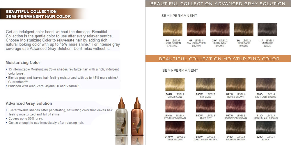 Clairol Semi Permanent Hair Color Chart A Visual Reference Of Charts 