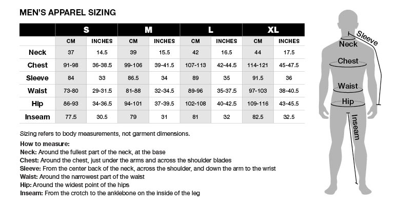 Clothing Size Chart Clothing Size Chart