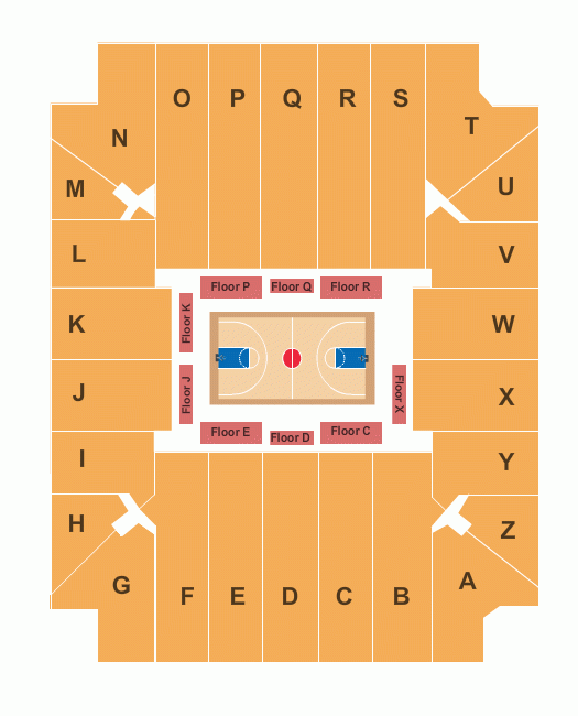 Coleman Coliseum Seating Chart For All Events