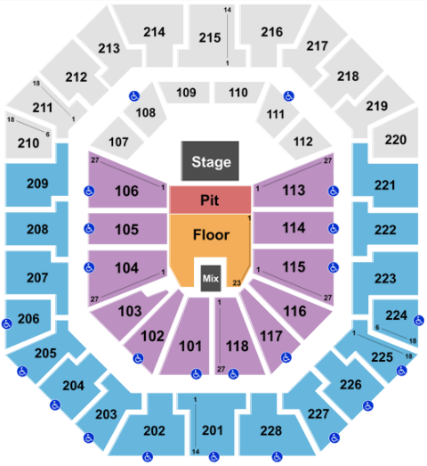 Colonial Life Arena Seating Chart