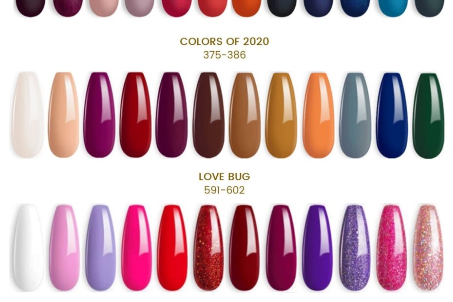 Color Chart For Gel Polish Beetles UK Fall Gel Nails Gel Nails Diy