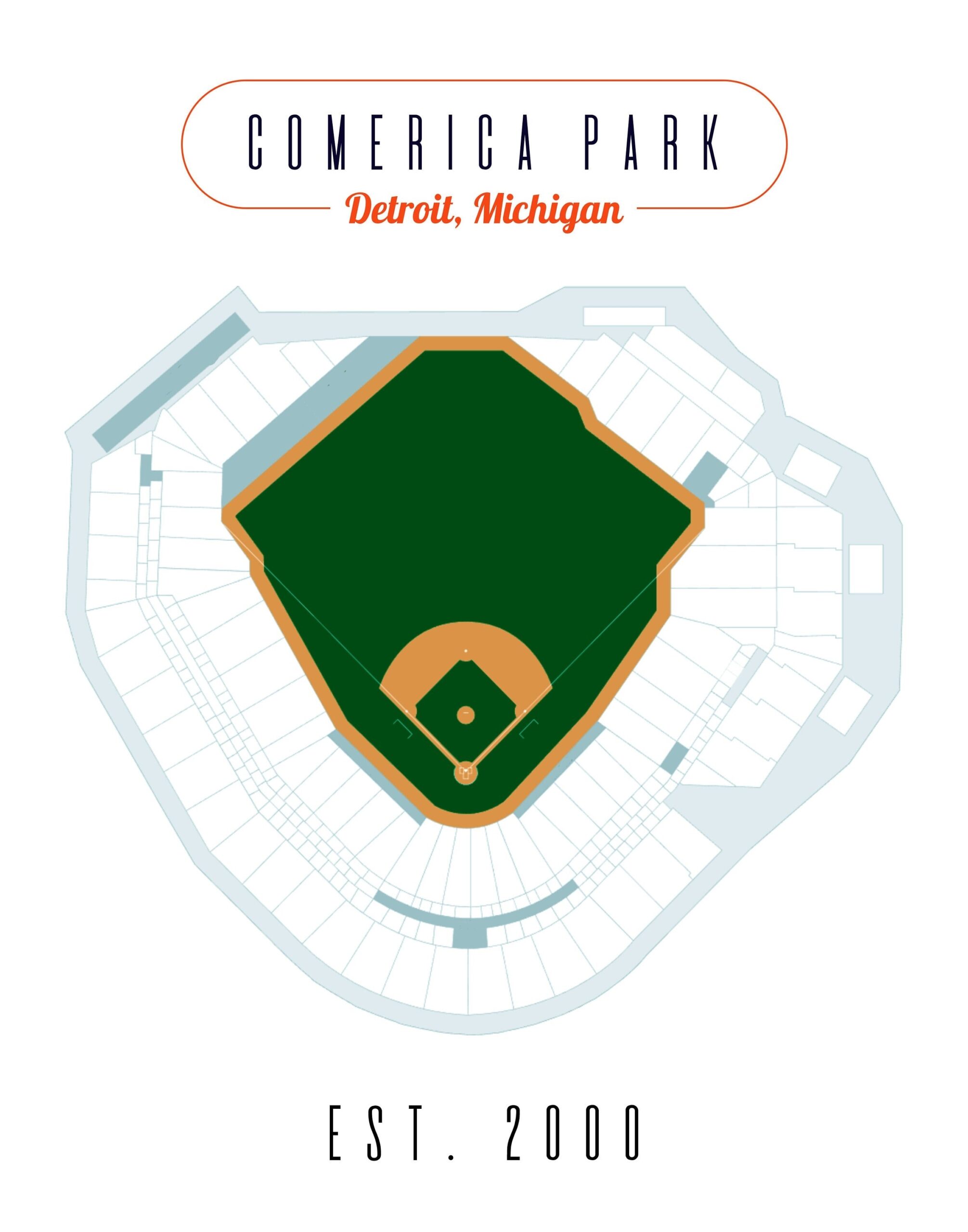 comerica park seating chart comerica park seating chart