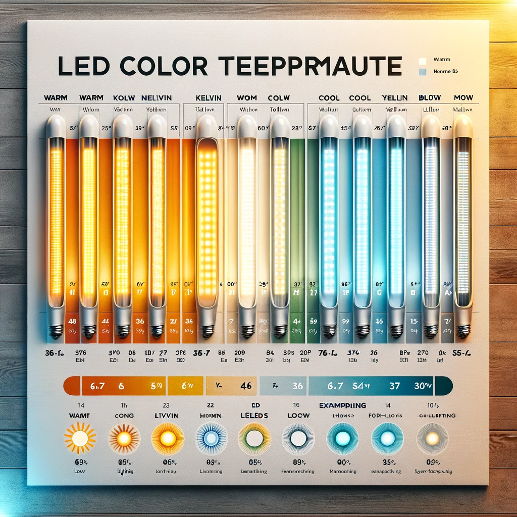 Comprehensive LED Color Temperature Chart Guide
