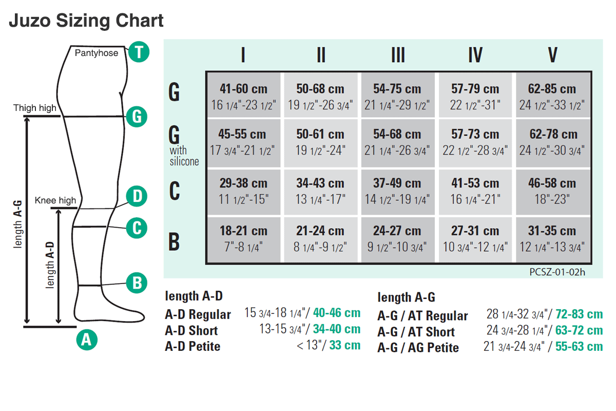 Compression Hose Size Chart Portal posgradount edu pe