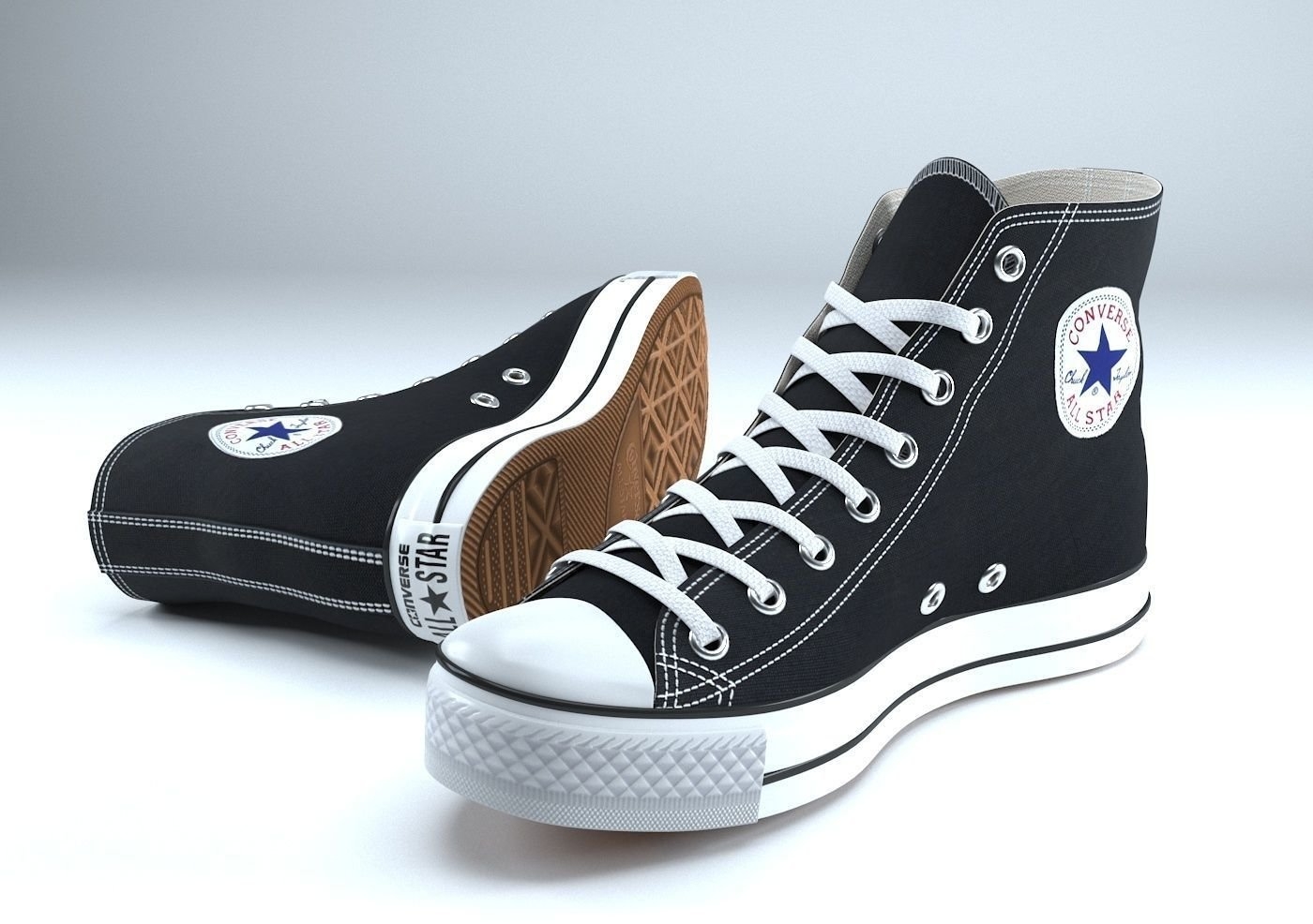 Converse Shoes CGTrader