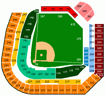 Coors Field Seating Chart Game Information