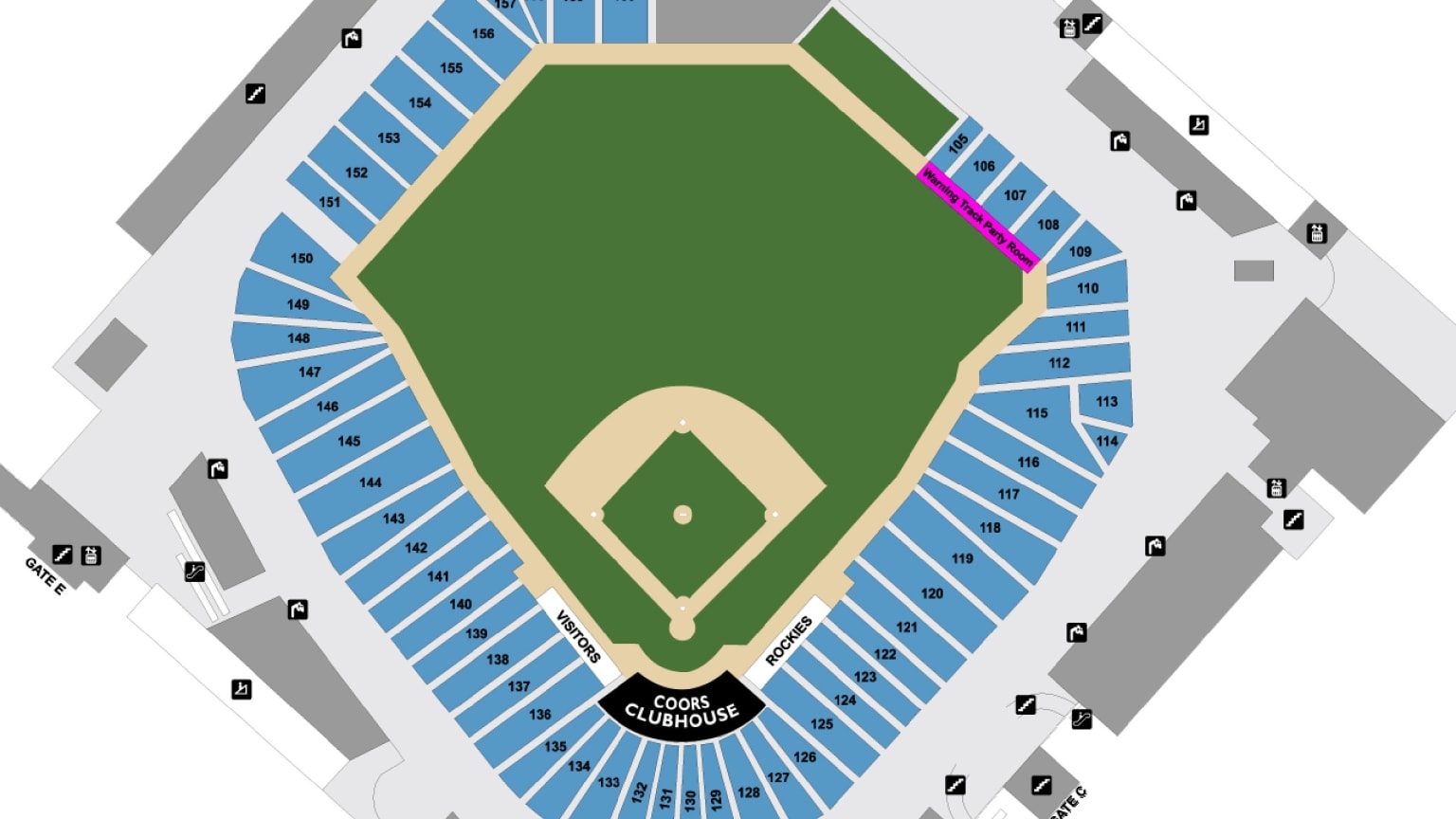 Coors Field Seating Chart View