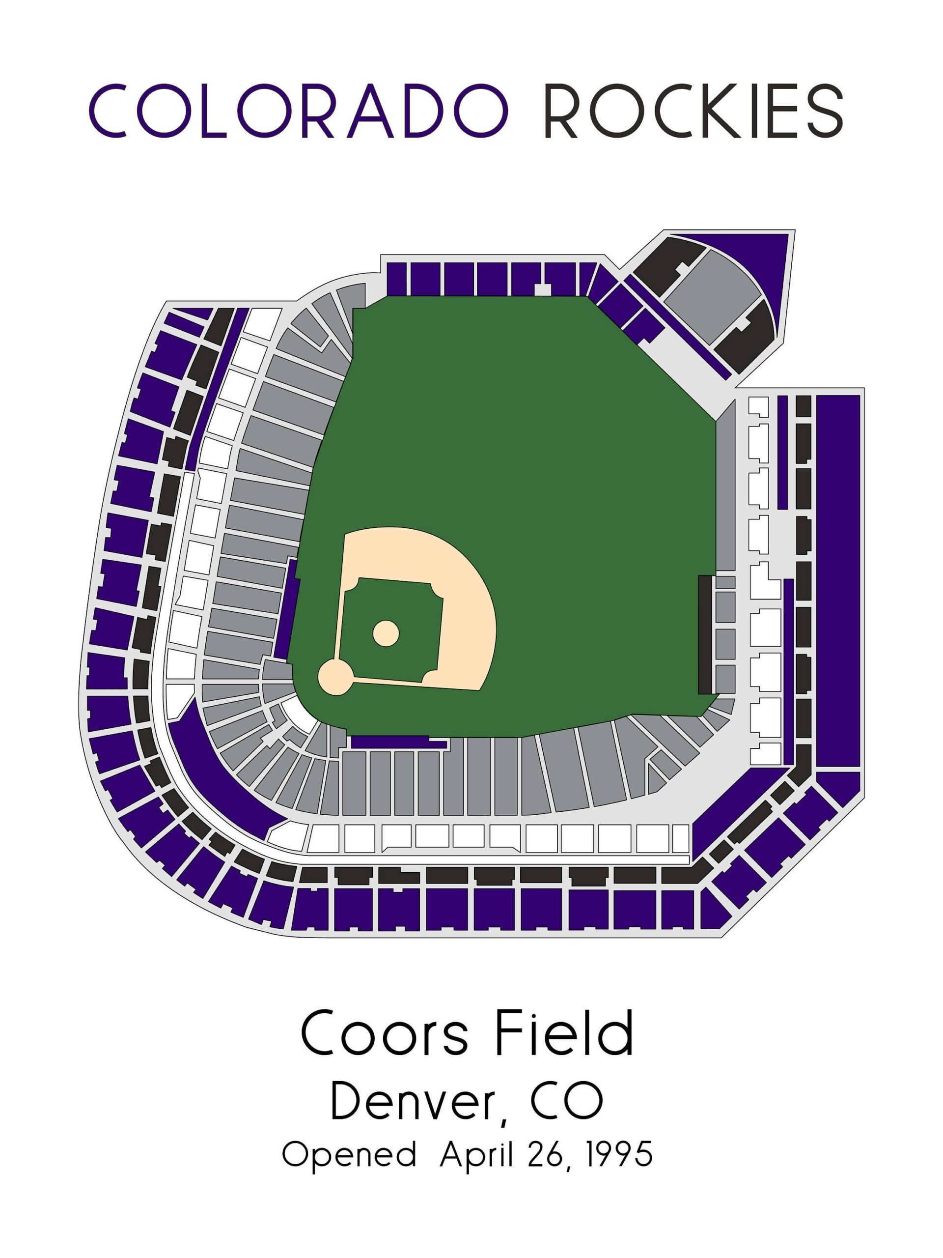 coors field seating chart coors field seating chart