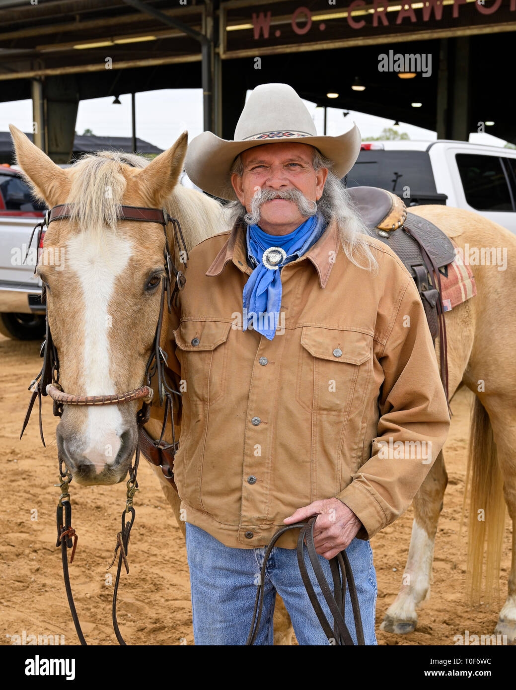 Cowboy With Mustache Hi res Stock Photography And Images Alamy