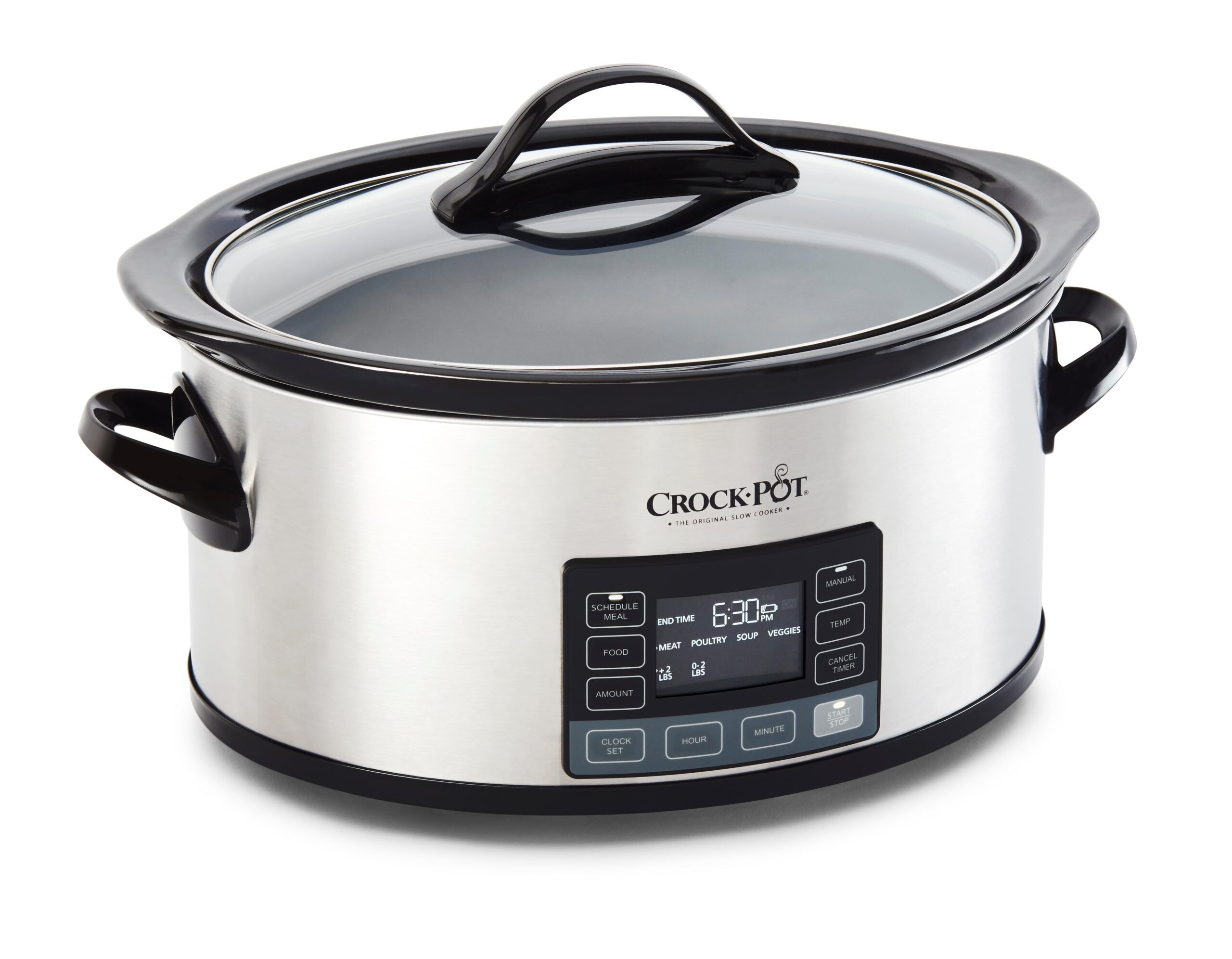 Crock Pot 6 Quart Slow Cooker With MyTime Technology Walmart