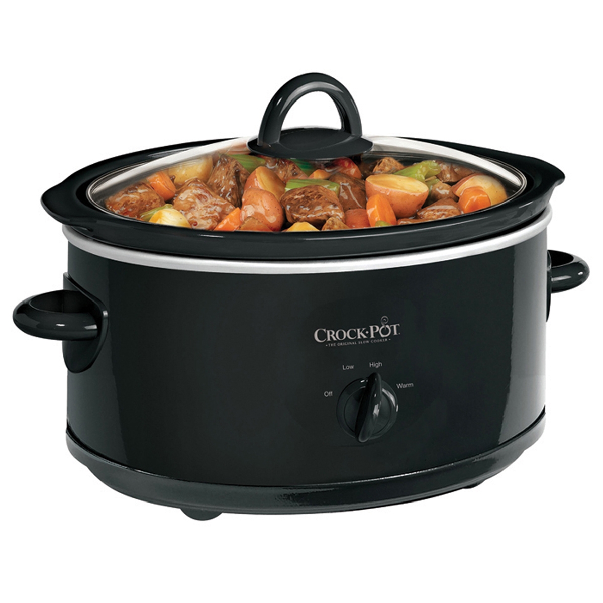 Crock Pot 7Qt Oval Manual Slow Cooker Black SCV700B CN Crock Pot 