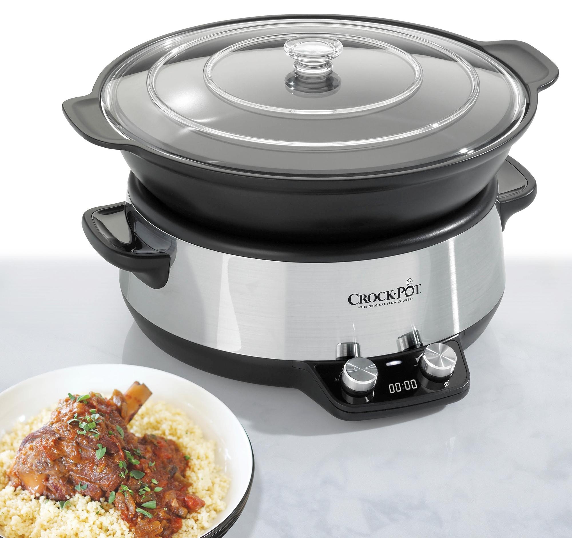 Crock Pot Slow Cooker 6 Litre Amazon co uk Kitchen Home