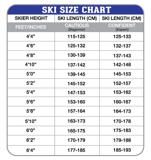Cross Country Ski Size Chart By Height Cross Country Skis Si