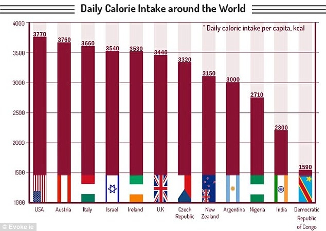 daily calorie consumption chart