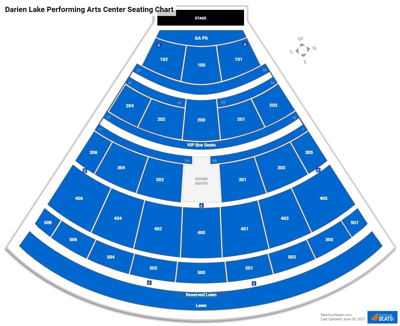 Darien Lake Amphitheater Seating Chart RateYourSeats