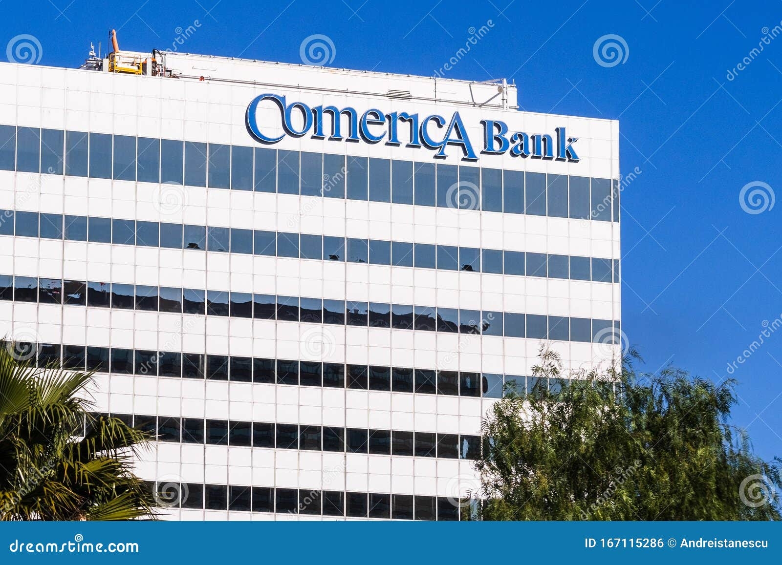 Dec 9 2019 Los Angeles CA USA Comerica Bank Branch Comerica 