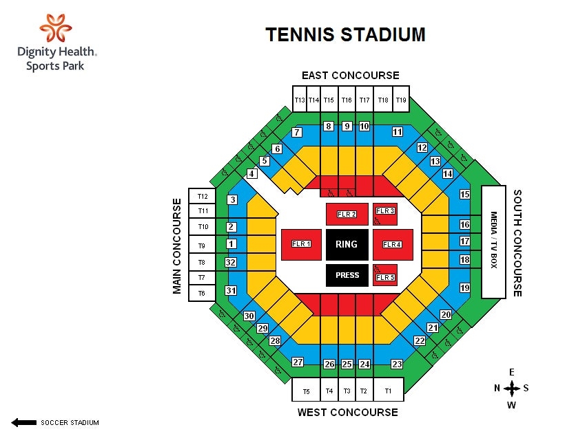Dignity Health Sports Park Seating Chart