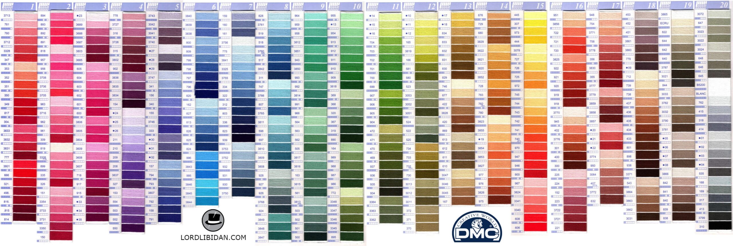 dmc colors chart dmc colors chart
