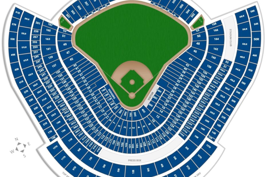 Dodger Stadium Seating Charts RateYourSeats