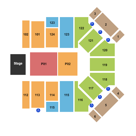 Donald L Tucker Civic Center Tickets Seating Chart ETC