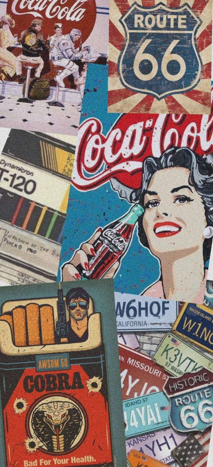 Download Vintage Iphone Coca cola Stickers Wallpaper Wallpapers