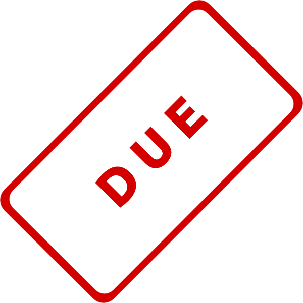 Due Stamp Clip Art At Clker Vector Clip Art Online Royalty Free 