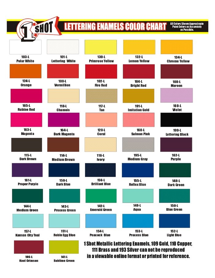 Dupli Color Automotive Paint Color Chart
