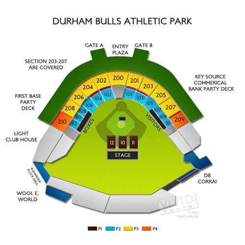 Durham Bulls Athletic Park Seating Chart Vivid Seats