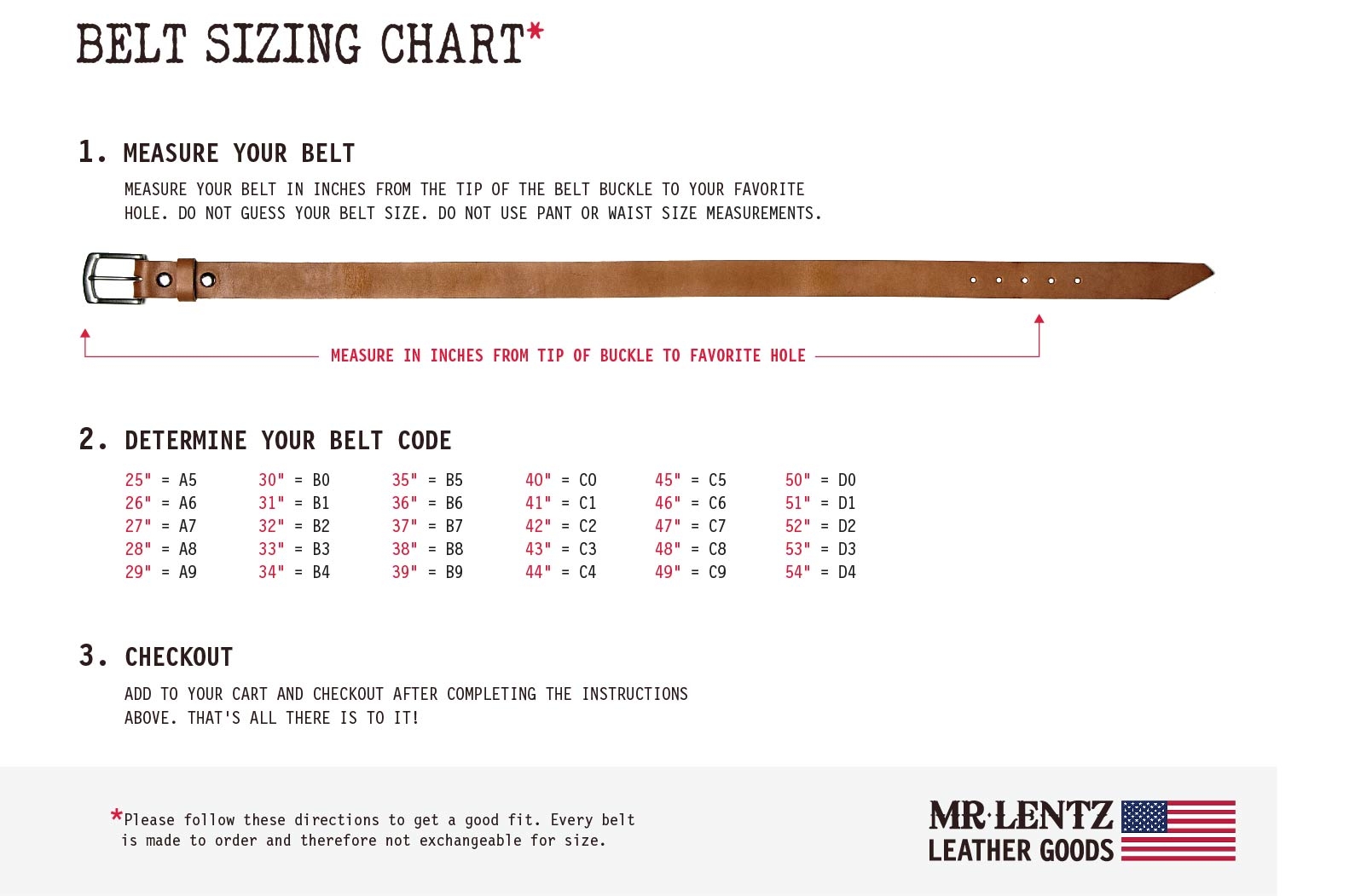 Duty Belt Size Chart Size Guides