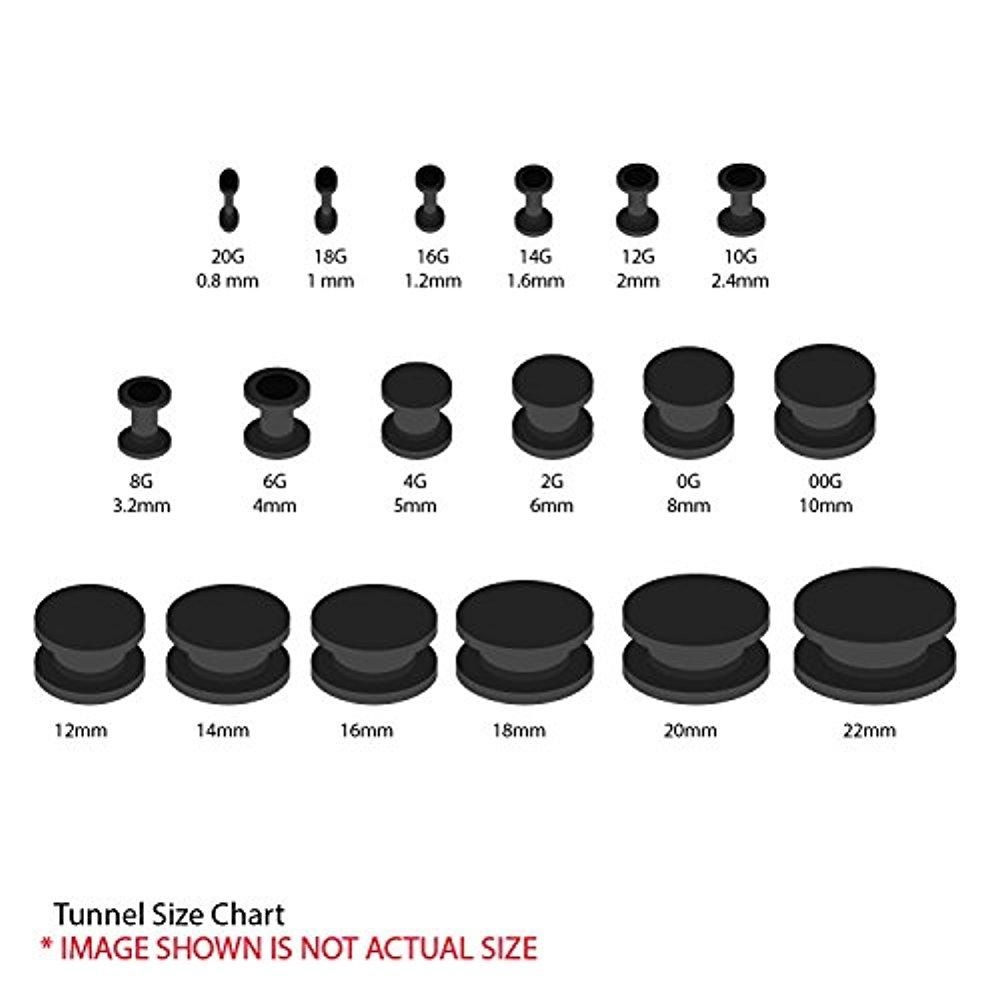 Ear Plug Size Chart Minimalist Chart Design