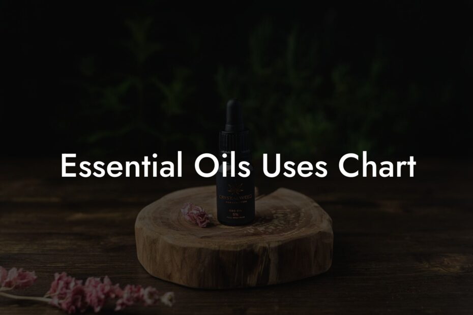 Essential Oils Uses Chart Oshu Artisan Essential Oils