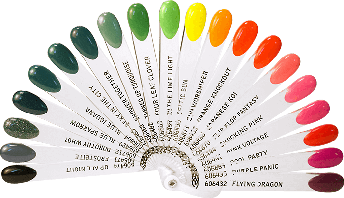 color chart for nails color chart for nails