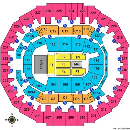 fedex forum memphis seating chart