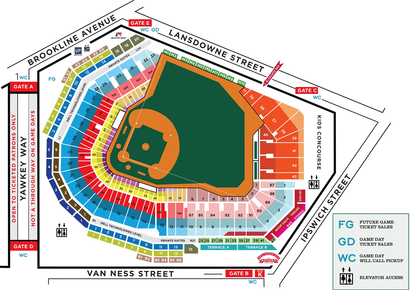 Fenway Park Interactive Seating Chart Ponasa