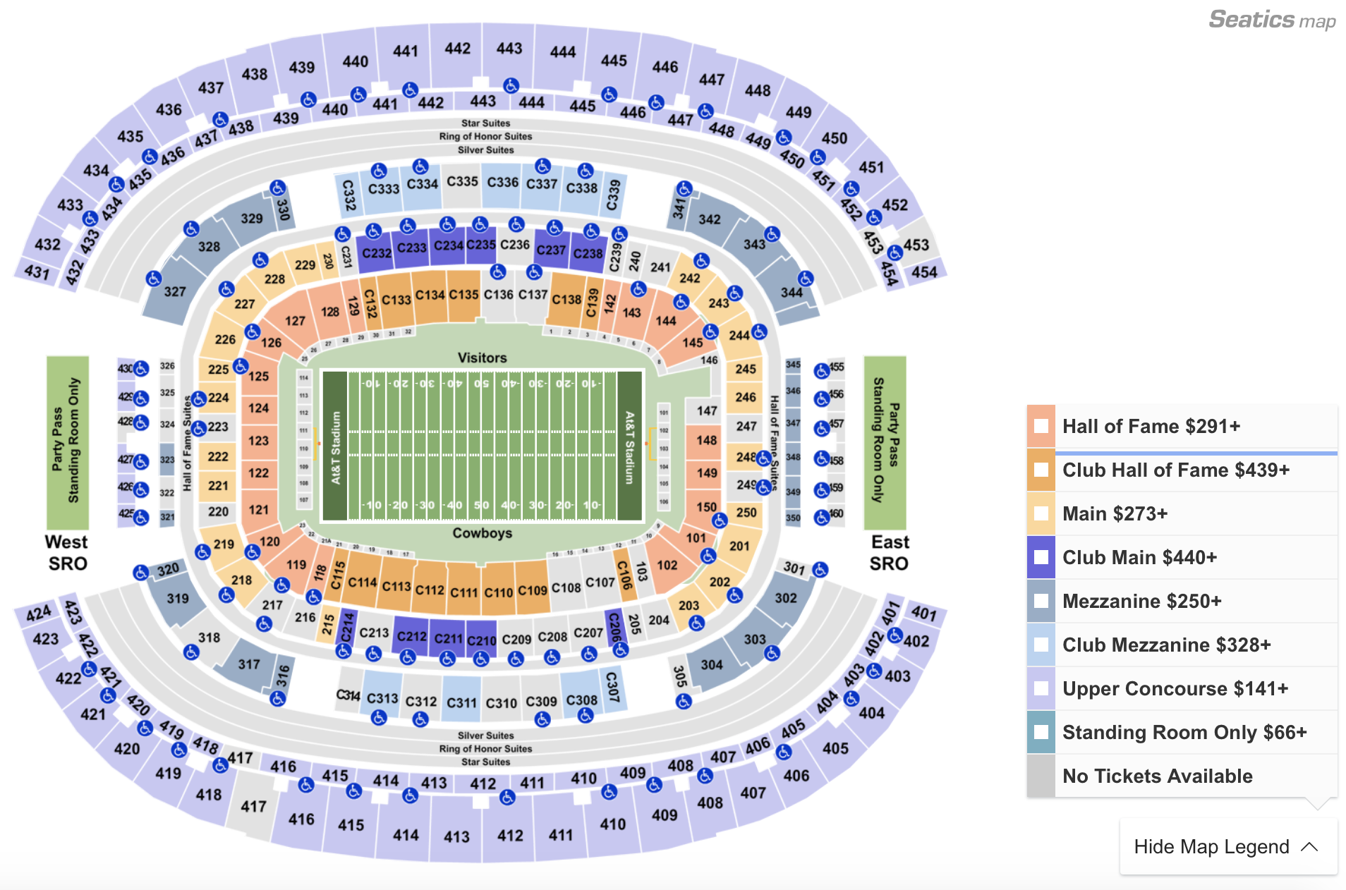 Ford Field Stadium Seating