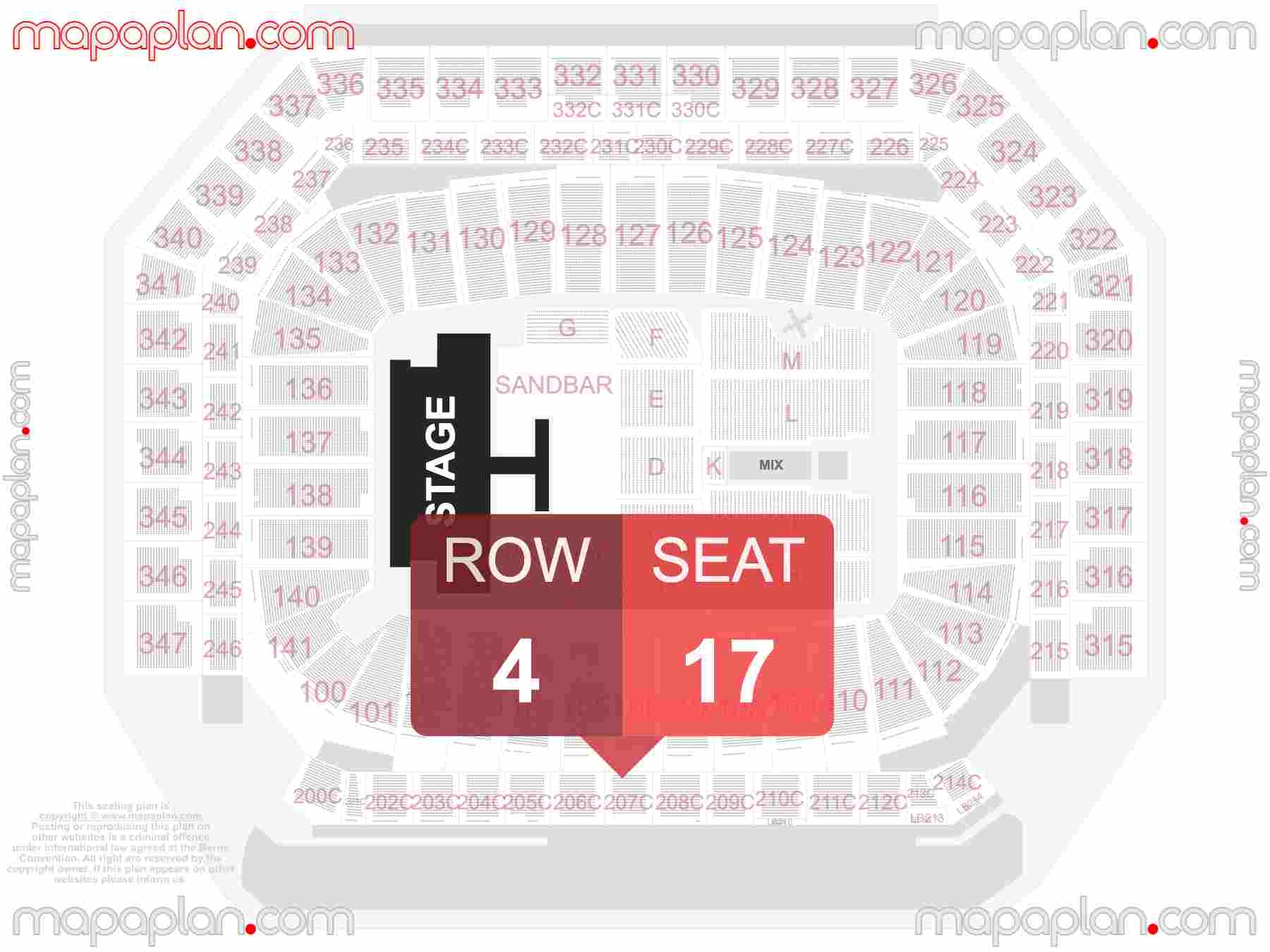 Ford Field Stadium Seating Chart Detroit Lions Seating Guide Detroit