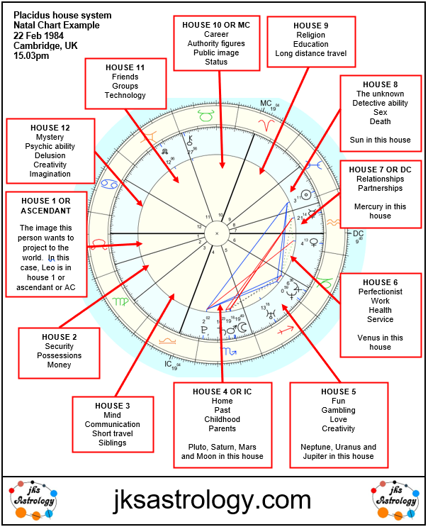 Free Natal Chart With Houses Printable Daily Planner
